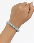 Pulsera Aguamarina Chip (Goma)