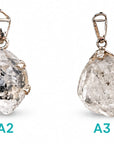Colgante Cuarzo Herkimer - Plata