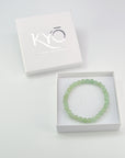 Pulsera Aventurina verde - Bola 6mm (Goma)