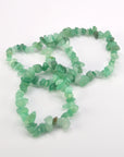 Pulsera Aventurina verde - Chip (Goma)