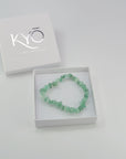 Pulsera Aventurina verde - Chip (Goma)