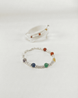 Pulsera 7 chakras - Plata