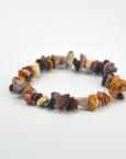Pulsera Jaspe Mookaita - Chip (Goma)