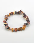 Pulsera Jaspe Mookaita - Chip (Goma)