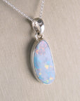 Colgante Ópalo Azul Australiano - Plata - OAA/13