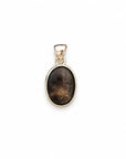 Colgante Piedra Luna Negra - Plata