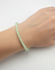 Pulsera Jade 4 mm - Bola - Goma