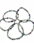 Pulsera Fluorita 6 mm - Bola