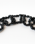 Pulsera Turmalina Negra - Semilla (Goma)