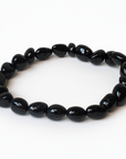 Pulsera Turmalina Negra - Semilla (Goma)