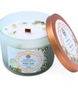 Vela de Piedra Preciosa Purificación Salvia Blanca 256g