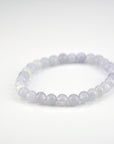 Pulsera Aguamarina - Bola 6mm (Goma)