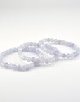 Pulsera Aguamarina - Bola 6mm (Goma)