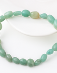 Pulsera Amazonita- Semilla (Goma)