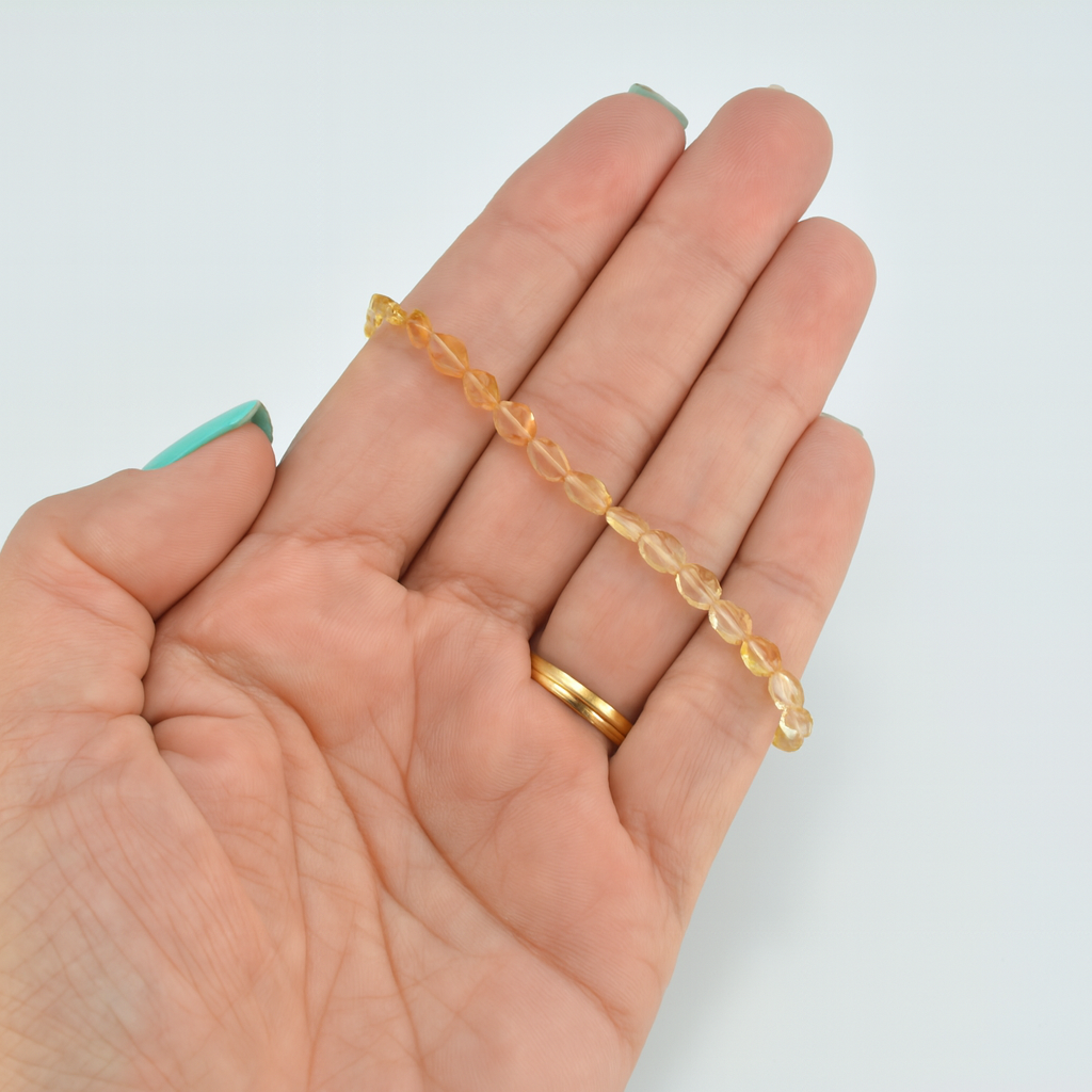 Pulsera Citrino - Plata