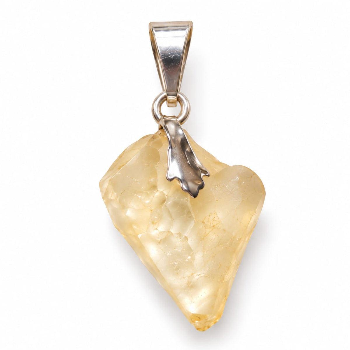Colgante Cristal de Libia - Plata