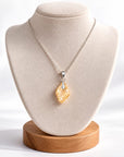Colgante Cristal de Libia - Plata