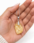 Colgante Cristal de Libia - Plata