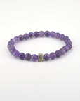 Pulsera Amatista - Bola 6 mm Buda (Goma)