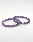 Pulsera Amatista - Bola 6 mm Buda (Goma)