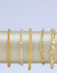 Pulsera Citrino - Plata
