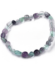 Pulsera Fluorita- Semilla (Goma)