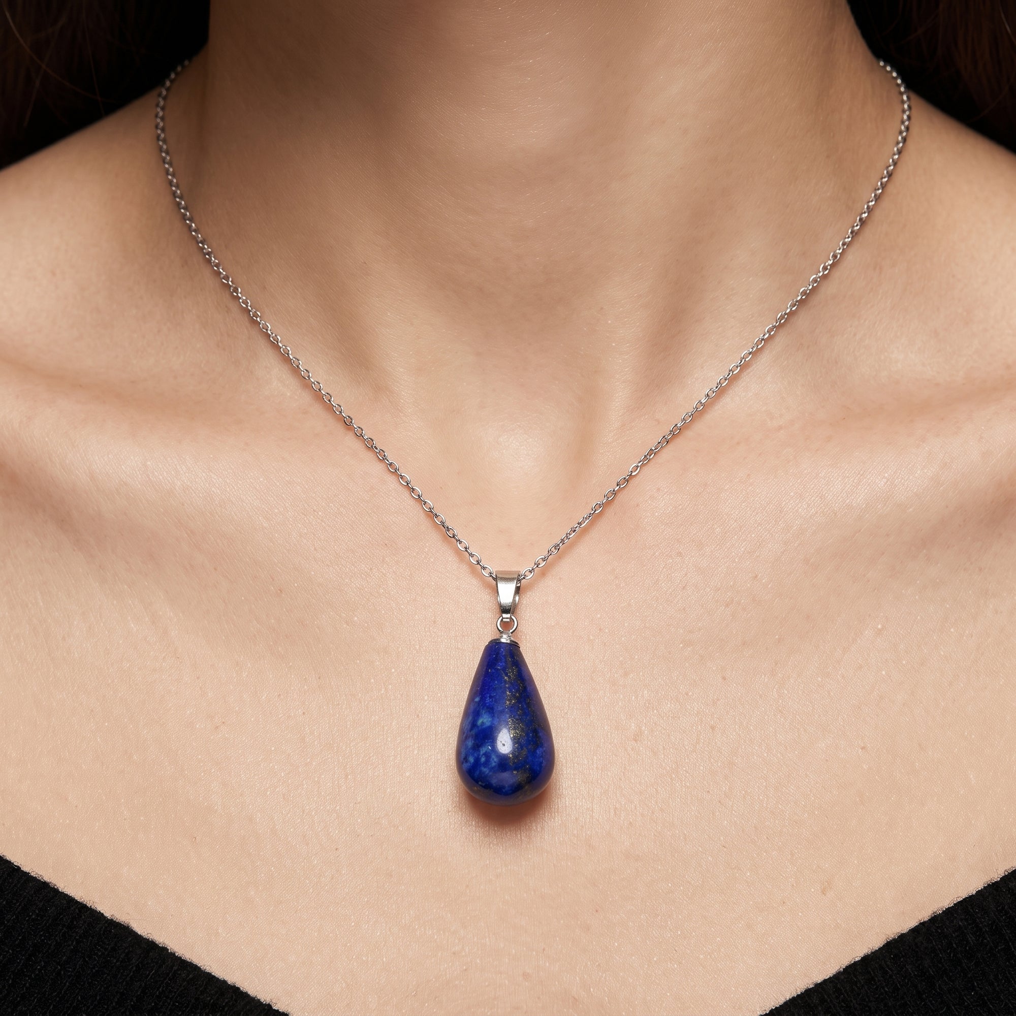 Colgante lagrima Lapislazuli