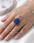 Colgante Lapislazuli rombo