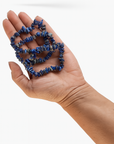 Pulsera Lapislázuli- Chip (Goma)