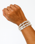 Pulsera Piedra Luna - Chip (Goma)