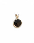 Colgante Piedra Luna Negra - Plata