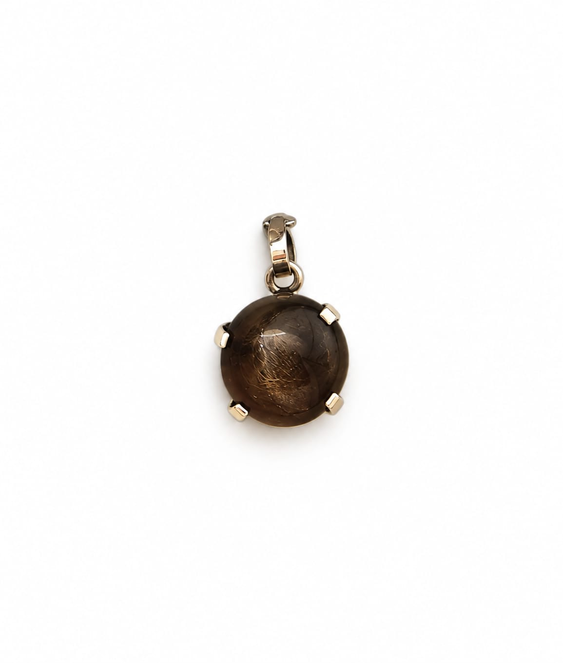 Colgante Piedra Luna Negra - Plata