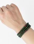 Pulsera Rubí Zoisita - 6mm- Goma