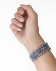 Pulsera Sodalita - Bola 6 mm - Goma
