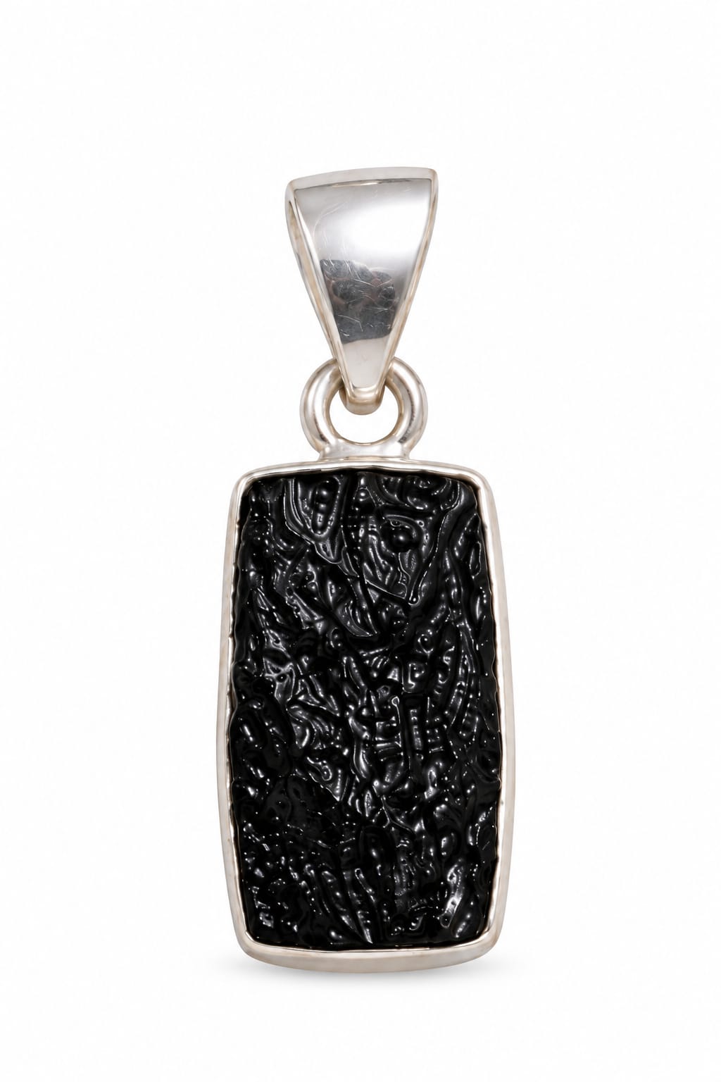 Colgante Tectita - Plata