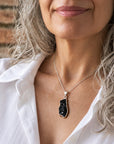 Colgante Tectita - Plata