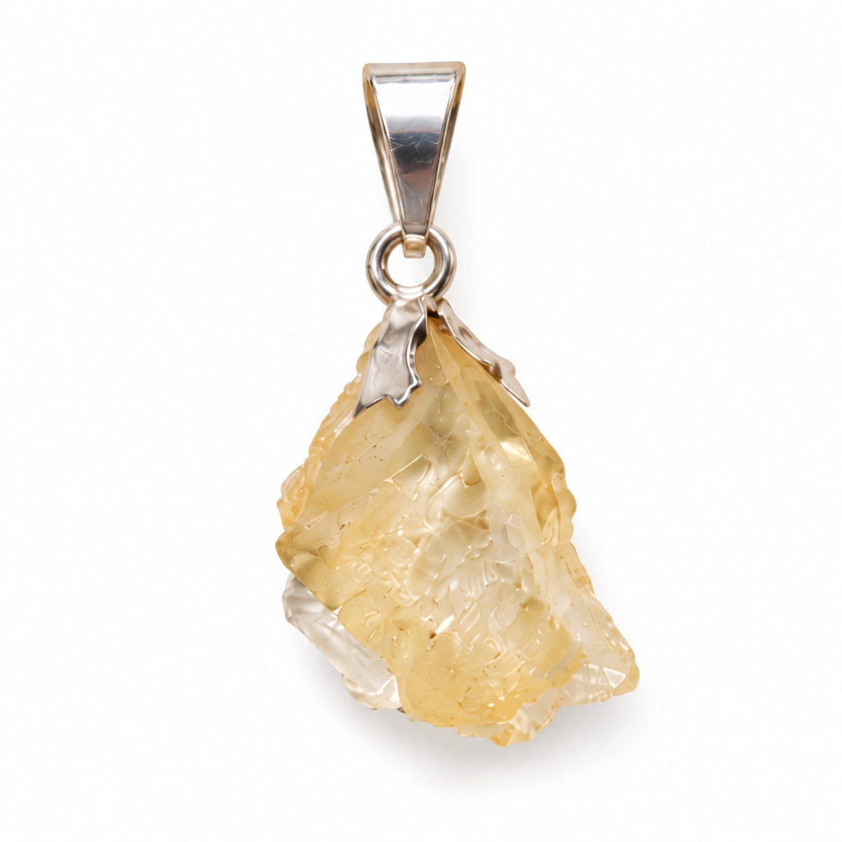 Colgante Cristal de Libia - Plata
