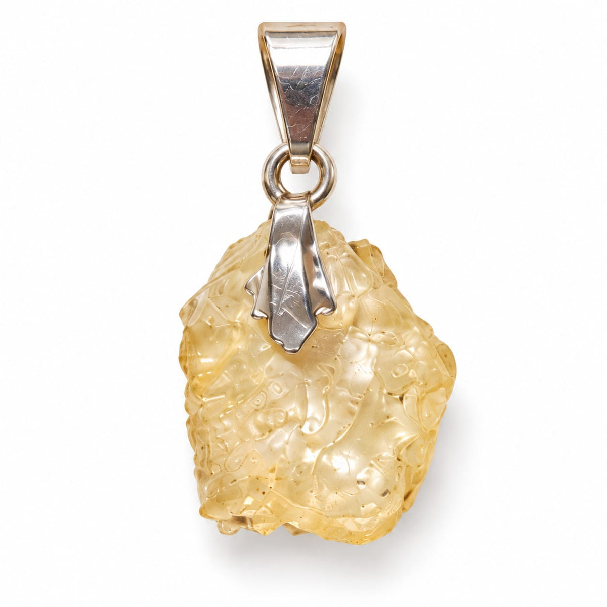 Colgante Cristal de Libia - Plata