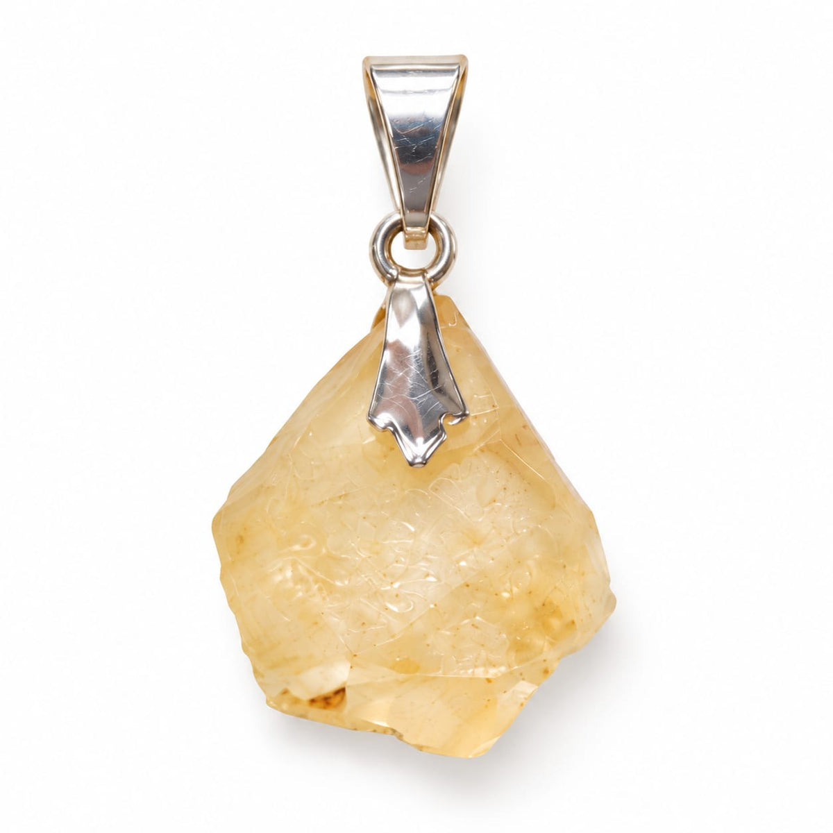 Colgante Cristal de Libia - Plata