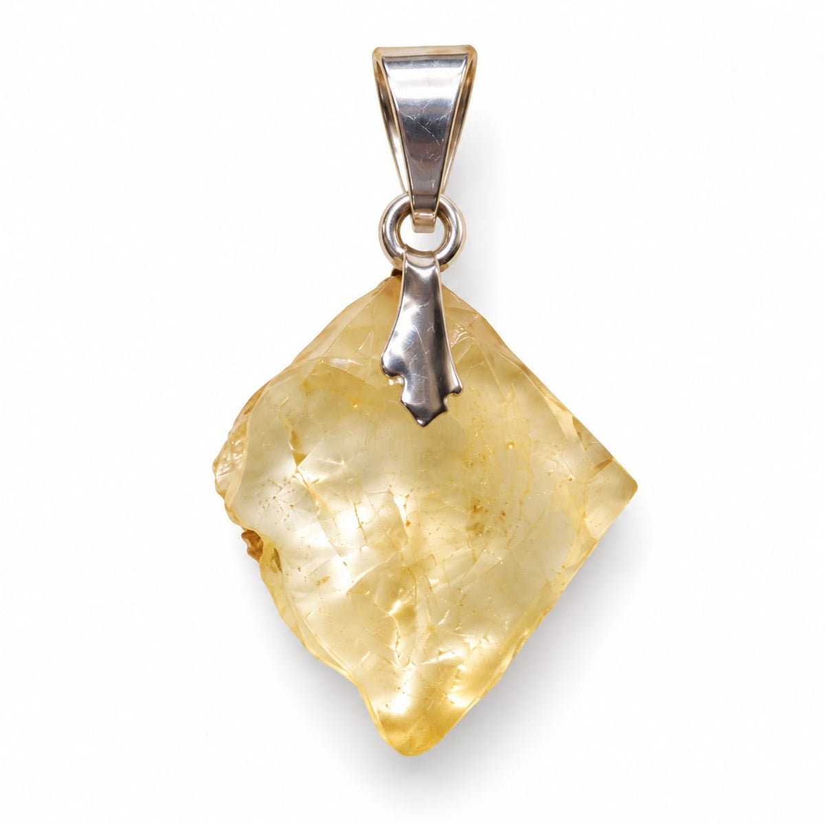 Colgante Cristal de Libia - Plata